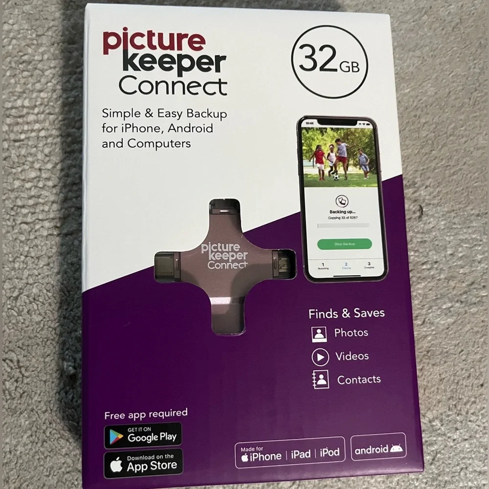 Picture Keeper Connect 32GB Backup Device - Pink